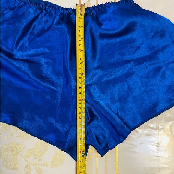 Set of 2 intimates sleepwear gown/ robe / shorts red/ blue Sz S/M - Picture 13 of 16